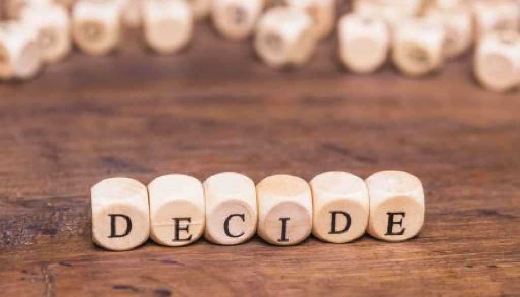 Prendere decisioni fa bene al cuore e alla mente